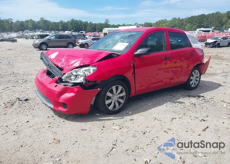 2008 Toyota Matrix z USA, uszkodzony, nr VIN 2T1KR32E58C694338